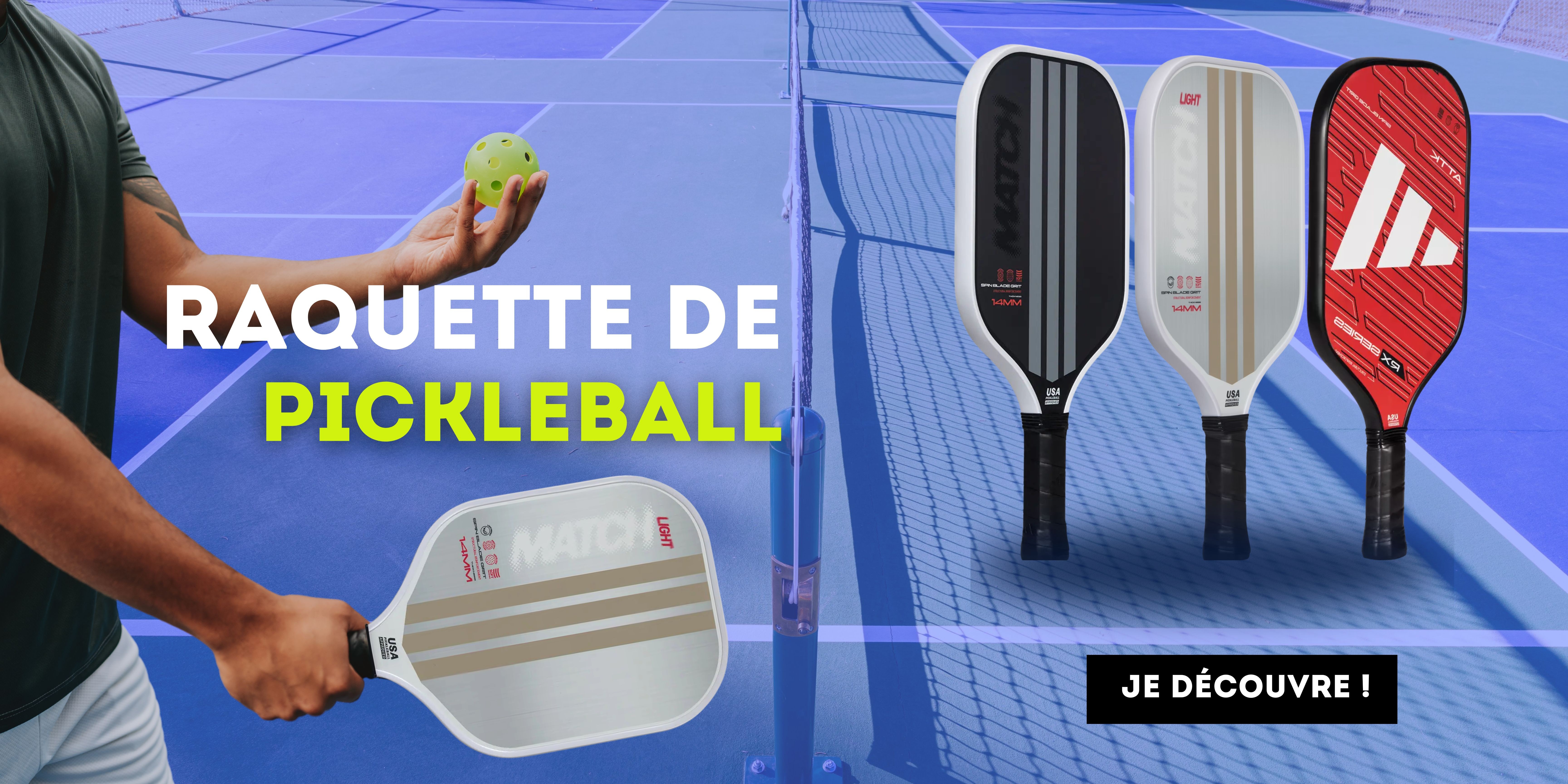 Raquettes de pickleball